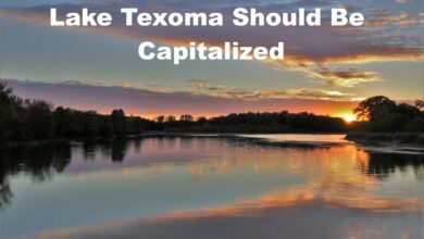 Lake Texoma Should Be Capitalized