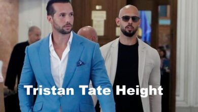 Tristan Tate Height