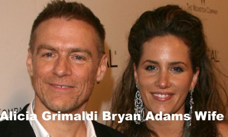 Alicia Grimaldi Bryan Adams Wife